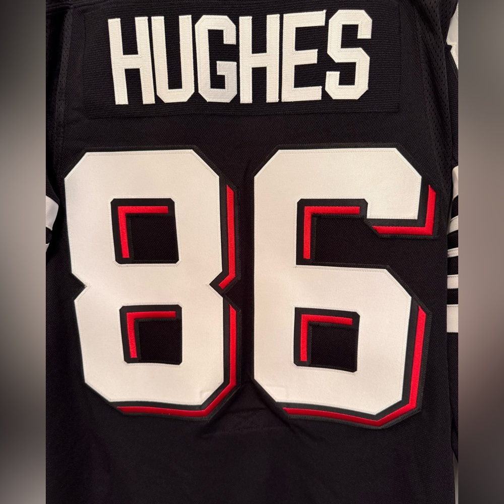 Adidas Hughes NJ Devils Jersey - Picture 7 of 12